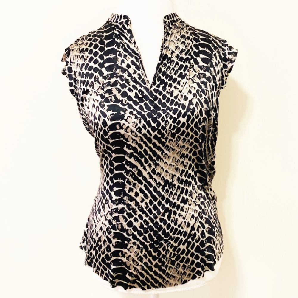 Dea Kudibal silk short sleeve tunic size large